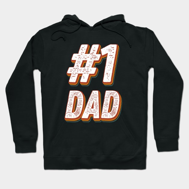 #1 Dad Hoodie by MasliankaStepan